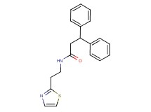 3,3-diphenyl-N-[2-(1,3-thiazol-2-yl)ethyl]propanamide