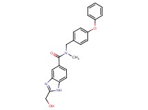 2-(hydroxymethyl)-N-methyl-N-(4-phenoxybenzyl)-1H-benzimidazole-5-carboxamide