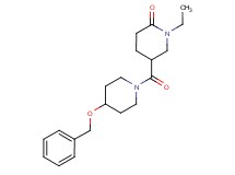 5-{[4-(benzyloxy)-1-piperidinyl]carbonyl}-1-ethyl-2-piperidinone