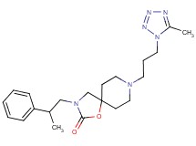 8-[3-(5-methyl-1H-tetrazol-1-yl)propyl]-3-(2-phenylpropyl)-1-oxa-3,8-diazaspiro[4.5]decan-2-one