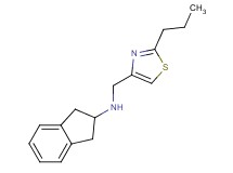 2,3-dihydro-1H-inden-2-yl[(2-propyl-1,3-thiazol-4-yl)methyl]amine