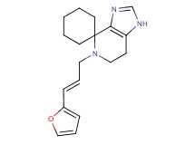 5'-[(2E)-3-(2-furyl)prop-2-en-1-yl]-1',5',6',7'-tetrahydrospiro[cyclohexane-1,4'-imidazo[4,5-c]pyridine]