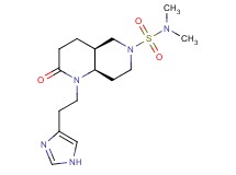 (4aS*,8aR*)-1-[2-(1H-imidazol-4-yl)ethyl]-N,N-dimethyl-2-oxooctahydro-1,6-naphthyridine-6(2H)-sulfonamide