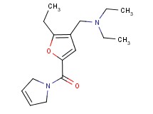 N-{[5-(2,5-dihydro-1H-pyrrol-1-ylcarbonyl)-2-ethyl-3-furyl]methyl}-N-ethylethanamine