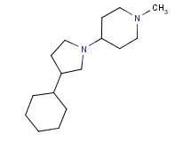 4-(3-cyclohexyl-1-pyrrolidinyl)-1-methylpiperidine