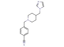 4-{[4-(1H-imidazol-1-ylmethyl)piperidin-1-yl]methyl}benzonitrile