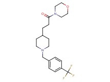 4-(3-{1-[4-(trifluoromethyl)benzyl]-4-piperidinyl}propanoyl)morpholine