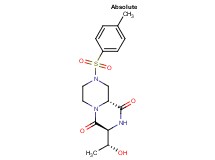 (3S,9aR)-3-[(1R)-1-hydroxyethyl]-8-[(4-methylphenyl)sulfonyl]tetrahydro-2H-pyrazino[1,2-a]pyrazine-1,4(3H,6H)-dione