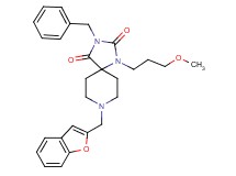 8-(1-benzofuran-2-ylmethyl)-3-benzyl-1-(3-methoxypropyl)-1,3,8-triazaspiro[4.5]decane-2,4-dione