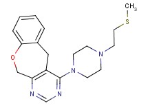 4-{4-[2-(methylthio)ethyl]piperazin-1-yl}-5,11-dihydro[1]benzoxepino[3,4-d]pyrimidine