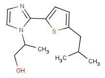 2-[2-(5-isobutyl-2-thienyl)-1H-imidazol-1-yl]propan-1-ol