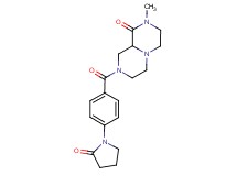 2-methyl-8-[4-(2-oxopyrrolidin-1-yl)benzoyl]hexahydro-2H-pyrazino[1,2-a]pyrazin-1(6H)-one