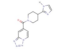 7-{[4-(1H-imidazol-2-yl)-1-piperidinyl]carbonyl}tetrazolo[1,5-a]pyridine