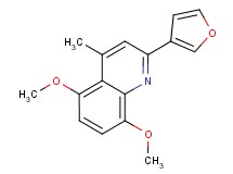 2-(3-furyl)-5,8-dimethoxy-4-methylquinoline