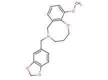 5-(1,3-benzodioxol-5-ylmethyl)-10-methoxy-3,4,5,6-tetrahydro-2H-1,5-benzoxazocine