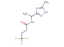 4,4,4-trifluoro-N-[1-(5-methyl-1H-1,2,4-triazol-3-yl)ethyl]butanamide