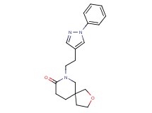 7-[2-(1-phenyl-1H-pyrazol-4-yl)ethyl]-2-oxa-7-azaspiro[4.5]decan-8-one