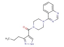 4-{4-[(3-propyl-1H-pyrazol-4-yl)carbonyl]-1-piperazinyl}quinazoline