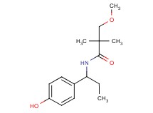 N-[1-(4-hydroxyphenyl)propyl]-3-methoxy-2,2-dimethylpropanamide