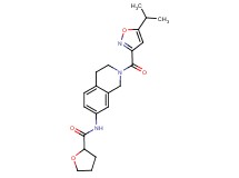 N-{2-[(5-isopropylisoxazol-3-yl)carbonyl]-1,2,3,4-tetrahydroisoquinolin-7-yl}tetrahydrofuran-2-carboxamide