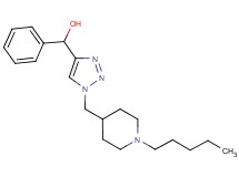 {1-[(1-pentylpiperidin-4-yl)methyl]-1H-1,2,3-triazol-4-yl}(phenyl)methanol