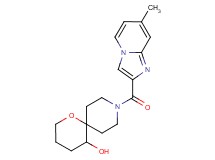 9-[(7-methylimidazo[1,2-a]pyridin-2-yl)carbonyl]-1-oxa-9-azaspiro[5.5]undecan-5-ol