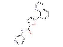N-pyridin-3-yl-5-quinolin-8-yl-2-furamide