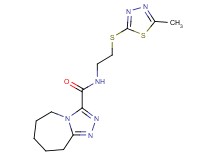 N-{2-[(5-methyl-1,3,4-thiadiazol-2-yl)thio]ethyl}-6,7,8,9-tetrahydro-5H-[1,2,4]triazolo[4,3-a]azepine-3-carboxamide