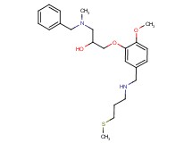 1-[benzyl(methyl)amino]-3-[2-methoxy-5-({[3-(methylthio)propyl]amino}methyl)phenoxy]-2-propanol