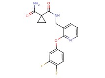 N~1~-{[2-(3,4-difluorophenoxy)-3-pyridinyl]methyl}-1,1-cyclopropanedicarboxamide