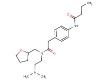 N-(4-{2-[[2-(dimethylamino)ethyl](tetrahydrofuran-2-ylmethyl)amino]-2-oxoethyl}phenyl)butanamide