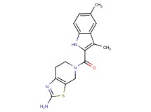 5-[(3,5-dimethyl-1H-indol-2-yl)carbonyl]-4,5,6,7-tetrahydro[1,3]thiazolo[5,4-c]pyridin-2-amine