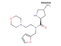 (2S,4R)-4-amino-N-(2-furylmethyl)-N-(2-morpholin-4-ylethyl)pyrrolidine-2-carboxamide