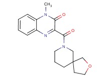 1-methyl-3-(2-oxa-7-azaspiro[4.5]dec-7-ylcarbonyl)quinoxalin-2(1H)-one
