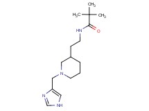 N-{2-[1-(1H-imidazol-4-ylmethyl)piperidin-3-yl]ethyl}-2,2-dimethylpropanamide