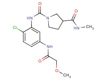 N~1~-{2-chloro-5-[(methoxyacetyl)amino]phenyl}-N~3~-methylpyrrolidine-1,3-dicarboxamide