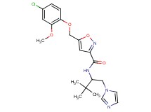 5-[(4-chloro-2-methoxyphenoxy)methyl]-N-[1-(1H-imidazol-1-ylmethyl)-2,2-dimethylpropyl]-3-isoxazolecarboxamide