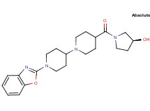 (3S)-1-{[1'-(1,3-benzoxazol-2-yl)-1,4'-bipiperidin-4-yl]carbonyl}-3-pyrrolidinol