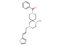 9-benzoyl-4-[(2E)-3-(2-furyl)prop-2-en-1-yl]-1-methyl-1,4,9-triazaspiro[5.5]undecane
