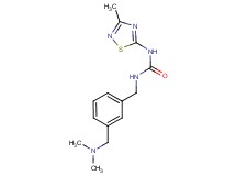 N-{3-[(dimethylamino)methyl]benzyl}-N'-(3-methyl-1,2,4-thiadiazol-5-yl)urea