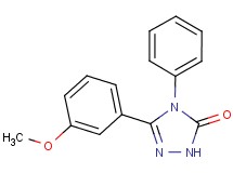 5-(3-methoxyphenyl)-4-phenyl-2,4-dihydro-3H-1,2,4-triazol-3-one