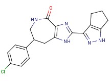7-(4-chlorophenyl)-2-(1,4,5,6-tetrahydrocyclopenta[c]pyrazol-3-yl)-5,6,7,8-tetrahydroimidazo[4,5-c]azepin-4(1H)-one