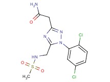 2-(1-(2,5-dichlorophenyl)-5-{[(methylsulfonyl)amino]methyl}-1H-1,2,4-triazol-3-yl)acetamide