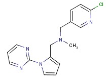 1-(6-chloropyridin-3-yl)-N-methyl-N-[(1-pyrimidin-2-yl-1H-pyrrol-2-yl)methyl]methanamine