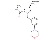 (4R)-4-amino-N-methyl-1-(3-morpholin-4-ylbenzyl)-L-prolinamide