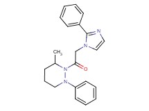 3-methyl-1-phenyl-2-[(2-phenyl-1H-imidazol-1-yl)acetyl]hexahydropyridazine