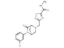 3-{[(1S*,4S*)-5-(3-chlorophenyl)-6-oxo-2,5-diazabicyclo[2.2.1]hept-2-yl]methyl}-N-methyl-1,2,4-oxadiazole-5-carboxamide