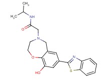 2-[7-(1,3-benzothiazol-2-yl)-9-hydroxy-2,3-dihydro-1,4-benzoxazepin-4(5H)-yl]-N-isopropylacetamide