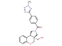 [(3aS*,9bS*)-2-[4-(2-methyl-2H-tetrazol-5-yl)benzoyl]-1,2,3,9b-tetrahydrochromeno[3,4-c]pyrrol-3a(4H)-yl]methanol