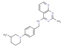2-methyl-N-[4-(3-methylpiperidin-1-yl)benzyl]pyrido[2,3-d]pyrimidin-4-amine